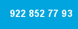 922 852 77 93 922 852 77 93